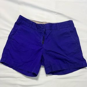 J.Crew Broken in chino shorts in purple